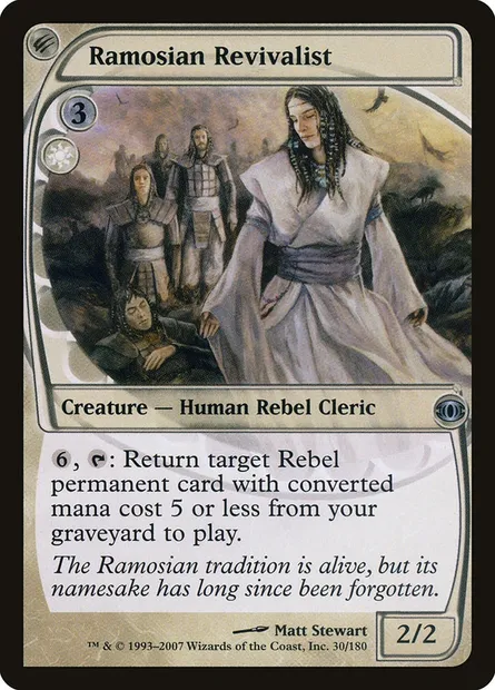 Ramosian Revivalist, Magic card FUT 30 — Future Sight set