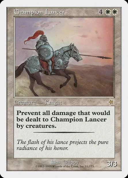 Champion Lancer, Magic card S99 11 — Starter 1999 set