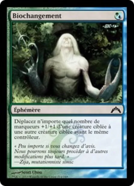 Biochangement, carte Magic GTC 214 — extension Insurrection