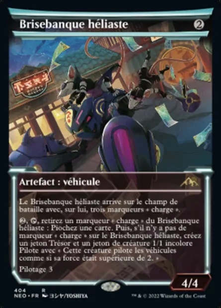 Brisebanque héliaste, carte Magic NEO 404 — extension Kamigawa: La Dynastie Néon