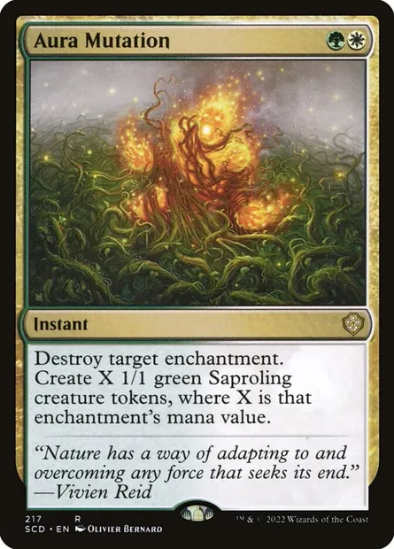 Aura Mutation, Magic card SCD 217 — Starter Commander Decks set
