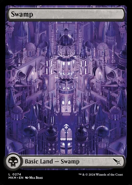 Swamp, Magic card MKM 274 — Murders at Karlov Manor set