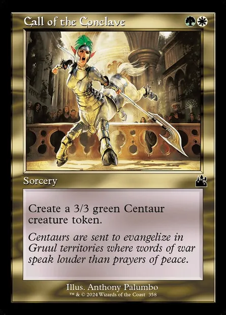 Call of the Conclave, Magic card RVR 358 — Ravnica Remastered set