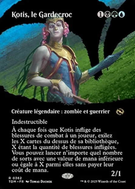 Kotis, le Gardecroc, carte Magic TDM 362 — extension Tarkir: Dragonstorm