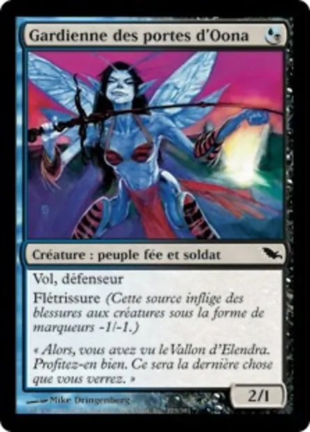 Gardienne des portes d'Oona, carte Magic SHM 173 — extension Sombrelande