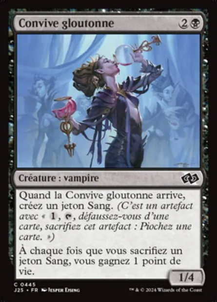 Convive gloutonne, carte Magic J25 445 — extension Foundations Jumpstart