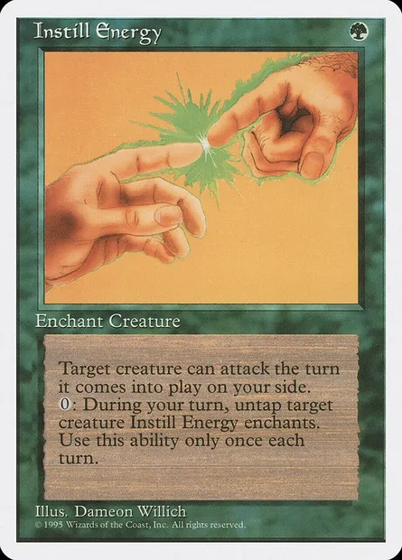 Instill Energy, Magic card 4ED 252 — Fourth Edition set