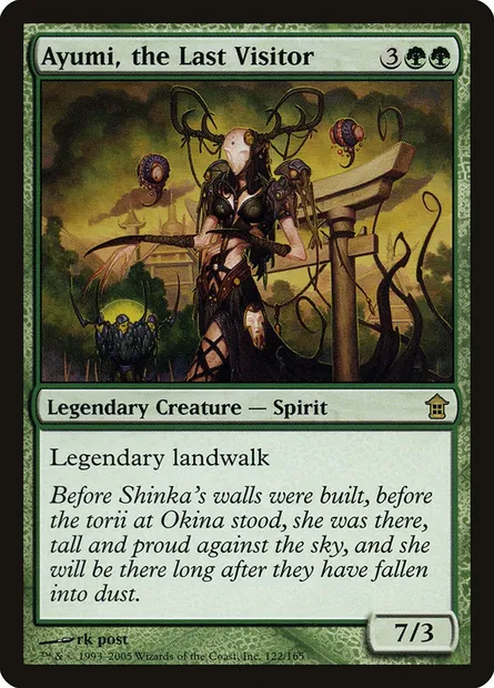 Ayumi, the Last Visitor, Magic card SOK 122 — Saviors of Kamigawa set