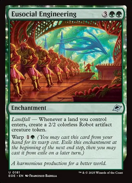 Eusocial Engineering, Magic card EOE 181 — Edge of Eternities set