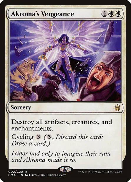 Akroma's Vengeance, Magic card CMA 2 — Commander Anthology set