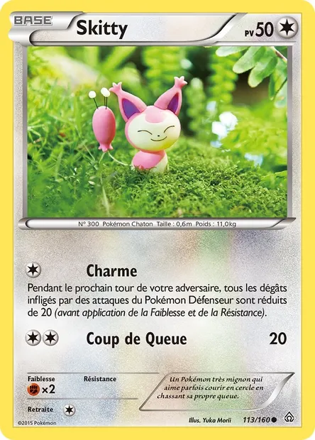 Skitty, carte Pokémon PRC 113 — extension Primo-Choc