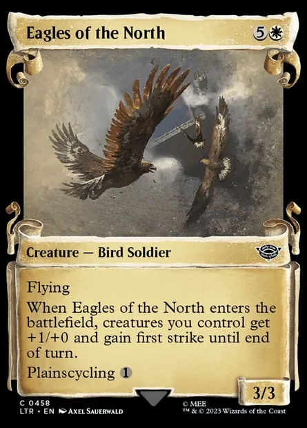Eagles of the North, Magic card LTR 458 — The Lord of the Rings: Tales of Middle-earth set