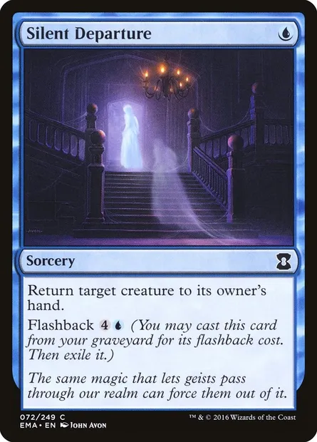 Silent Departure, Magic card EMA 72 — Eternal Masters set