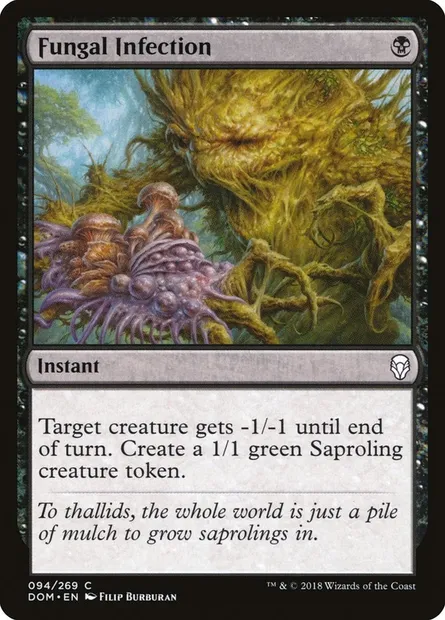 Fungal Infection, Magic card DOM 94 — Dominaria set