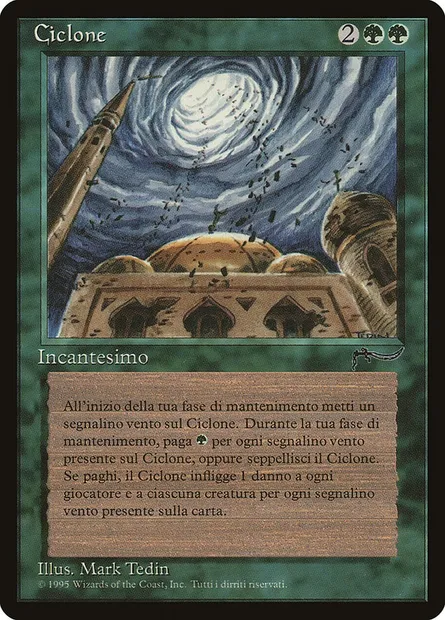 Cyclone, Magic card RIN 116 — Rinascimento set