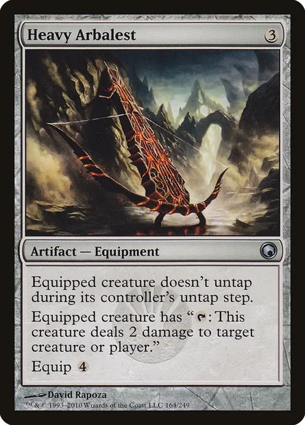 Heavy Arbalest, Magic card SOM 164 — Scars of Mirrodin set