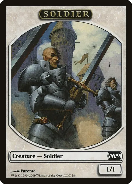 Soldier, Magic card TM10 2 — Magic 2010 Tokens set
