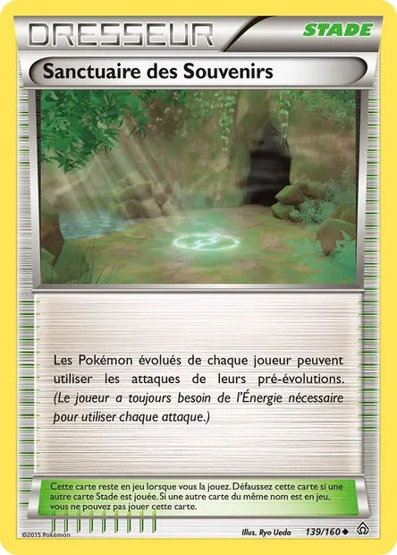 Sanctuaire des Souvenirs, carte Pokémon PRC 139 — extension Primo-Choc