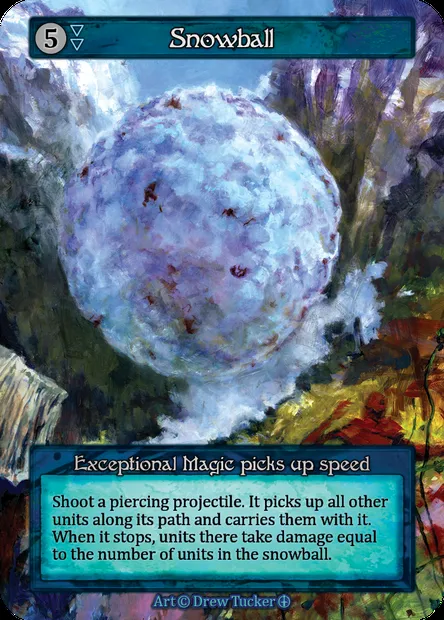 Snowball, Sorcery card ATH 145 — Arthurian Legends set