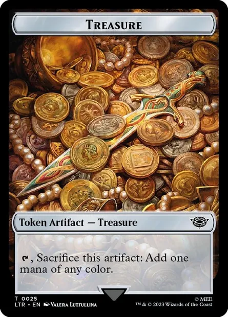 Treasure, Magic card TLTR 25 — Tales of Middle-earth Tokens set