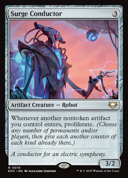 Surge Conductor, Magic card EOC 19 — Edge of Eternities Commander set