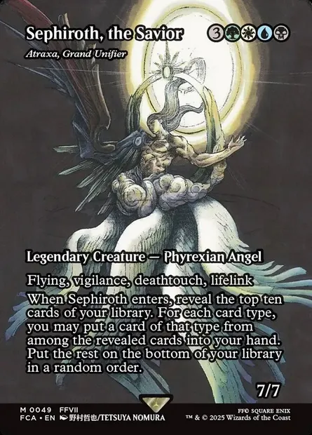 Atraxa, Grand Unifier, Magic card FCA 49 — Final Fantasy: Through the Ages set