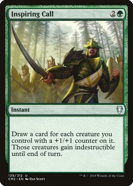 Inspiring Call, Magic card CM2 139 — Commander Anthology Volume II set