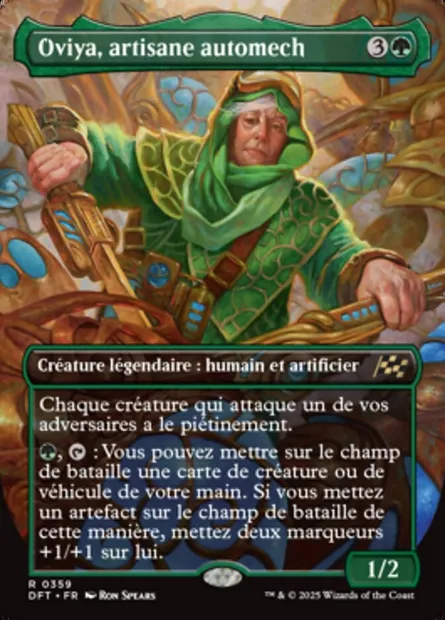 Oviya, artisane automech, carte Magic DFT 359 — extension Aetherdrift