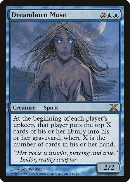 Dreamborn Muse, Magic card 10E 82 — Tenth Edition set