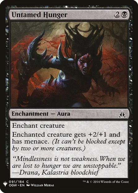 Untamed Hunger, Magic card PLST OGW-91 — The List set