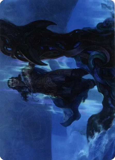Cosima, God of the Voyage // Cosima, God of the Voyage, Magic card AKHM 12 — Kaldheim Art Series set
