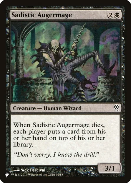 Sadistic Augermage, Magic card PLST DDM-52 — The List set