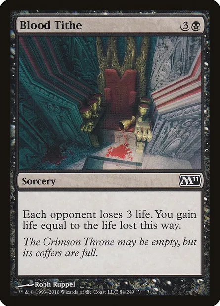 Blood Tithe, Magic card M11 84 — Magic 2011 set