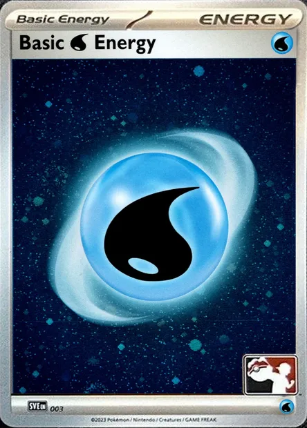 Basic Water Energy, Pokémon card PPS 003 — Play! Pokémon Prize Pack Series set