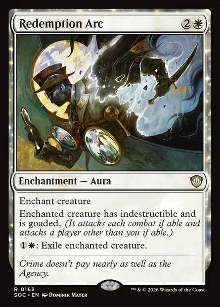 Redemption Arc, Magic card SOC 163 — Secrets of Strixhaven Commander set