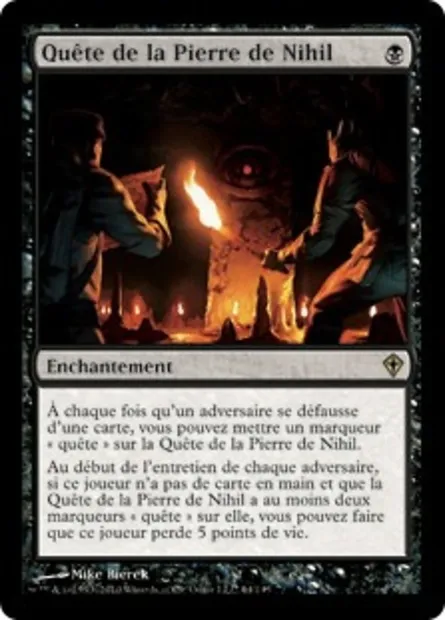 Quête de la Pierre de Nihil, carte Magic WWK 64 — extension Worldwake