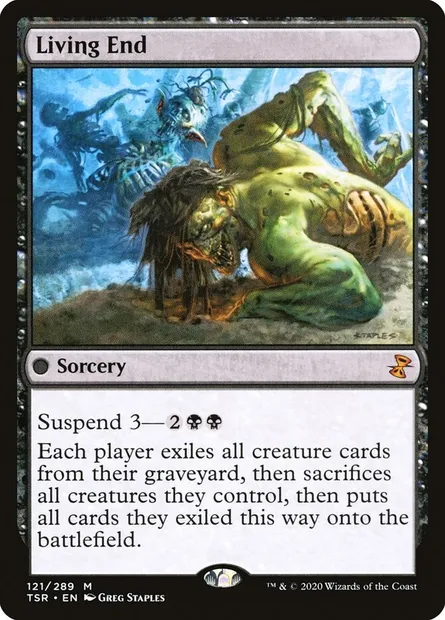 Living End, Magic card TSR 121 — Time Spiral Remastered set