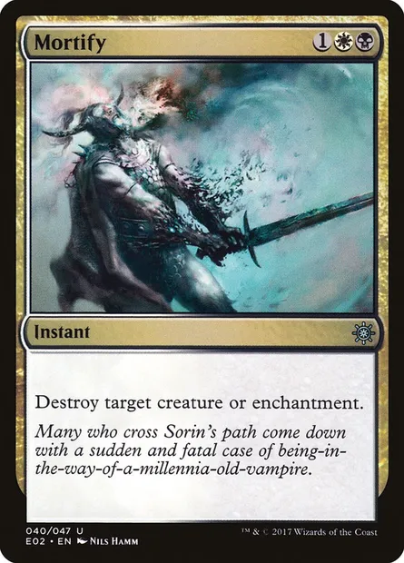 Mortify, Magic card E02 40 — Explorers of Ixalan set