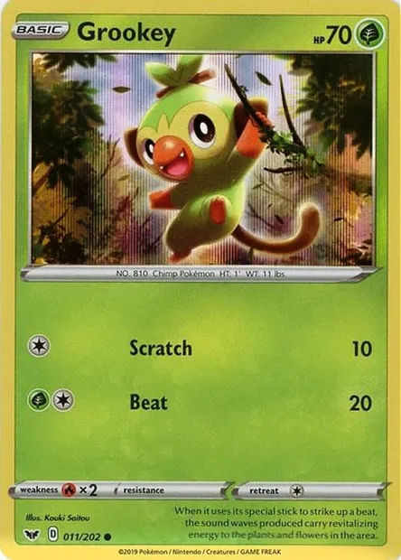 Grookey, Pokémon card PR 011 — Assorted Promos set
