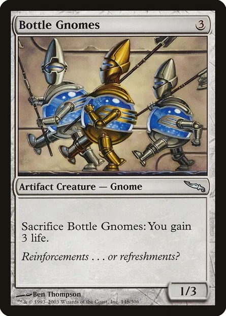 Glob-gnomes, carte Magic MRD 148 — extension Mirrodin