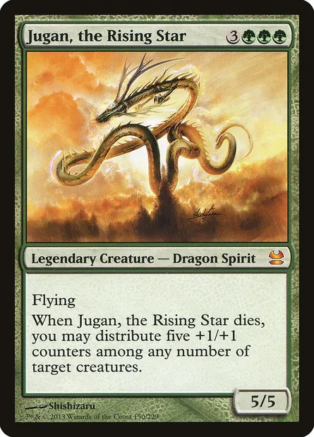 Jugan, the Rising Star, Magic card MMA 150 — Modern Masters set