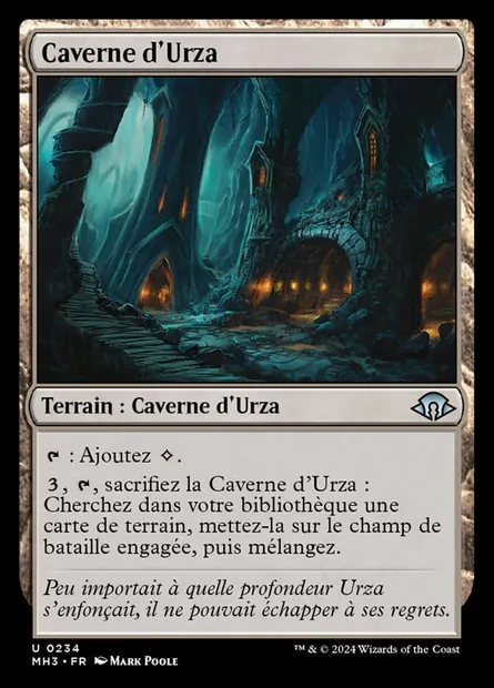 Caverne d'Urza, carte Magic MH3 234 — extension Modern Horizons 3