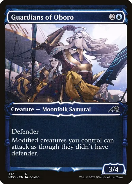 Guardians of Oboro, Magic card NEO 317 — Kamigawa: Neon Dynasty set