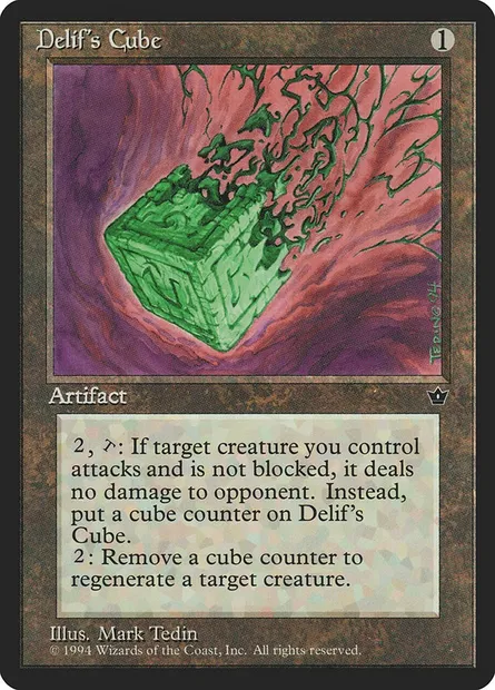 Delif's Cube, Magic card FEM 85 — Fallen Empires set