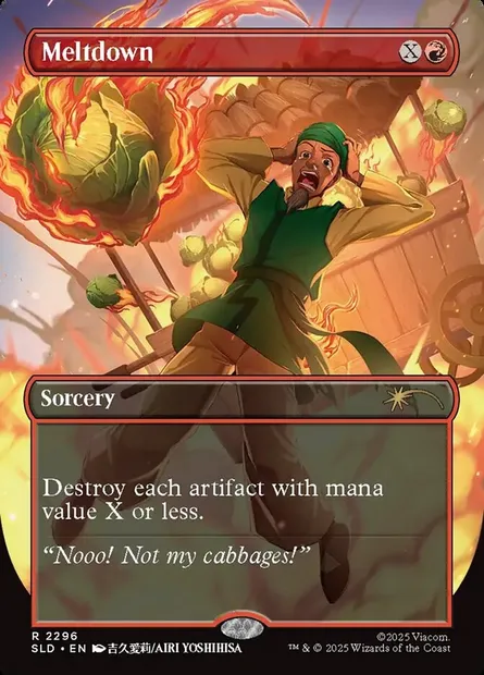 Meltdown, Magic card SLD 2296 — Secret Lair Drop set