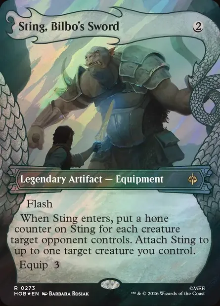 Sting, Bilbo's Sword, Magic card HOB 273 — The Hobbit set