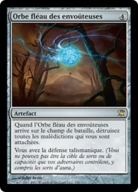 Orbe fléau des envoûteuses, carte Magic ISD 236 — extension Innistrad