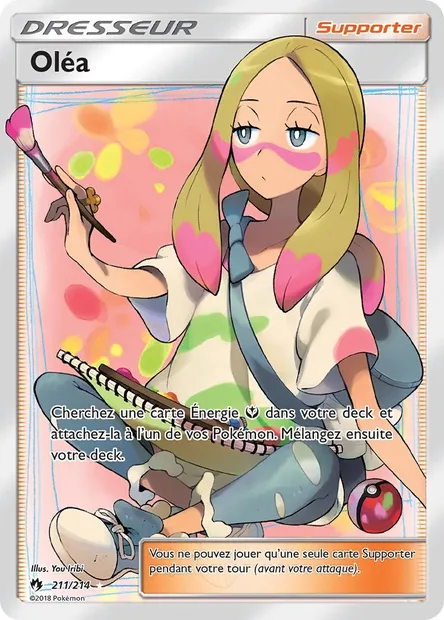 Oléa, carte Pokémon LOT 211 — extension Tonnerre Perdu