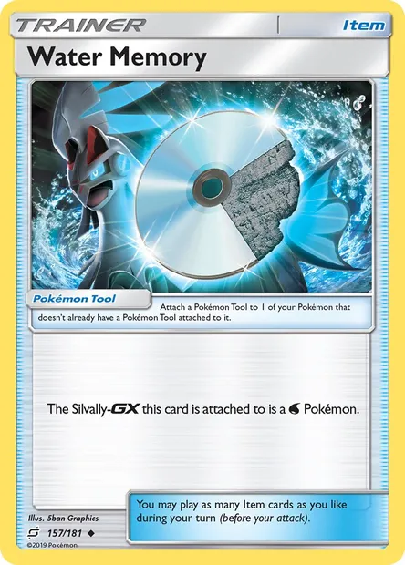 Water Memory, Pokémon card TEU 157 — Team Up set