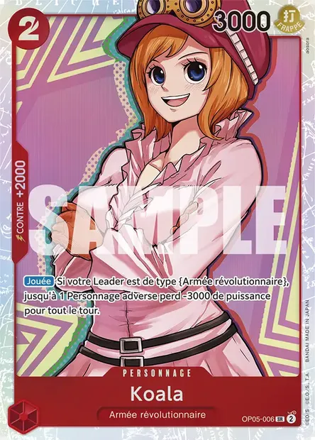 Koala, carte One Piece OP05-006 — extension AWAKENING OF THE NEW ERA